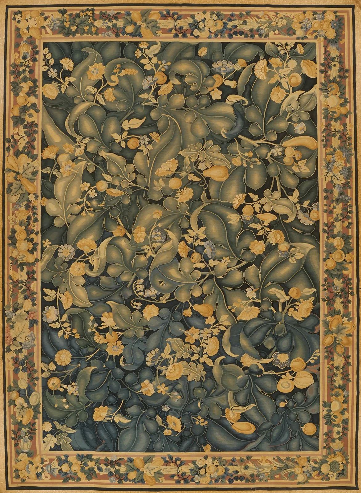 9.10 x 13.7 Aubusson Rug 226