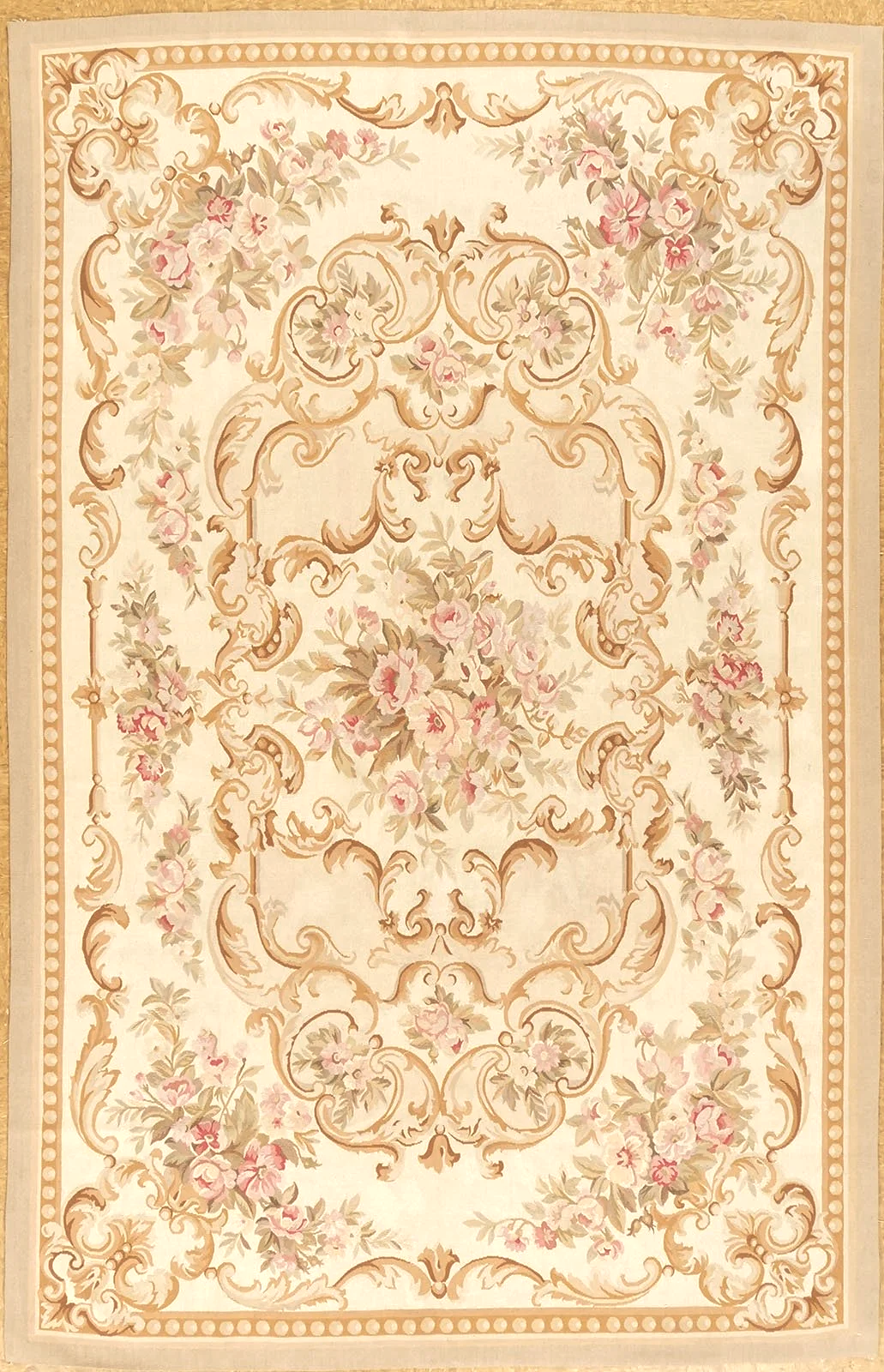 5.10 x 9.2 Aubusson Rug 1177