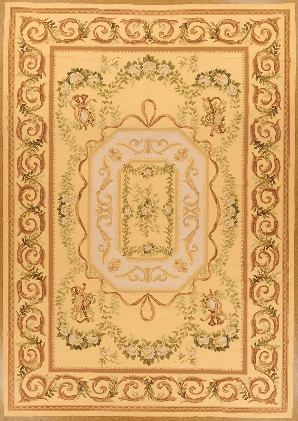 11.1 x 15.7 Aubusson Rug 5100