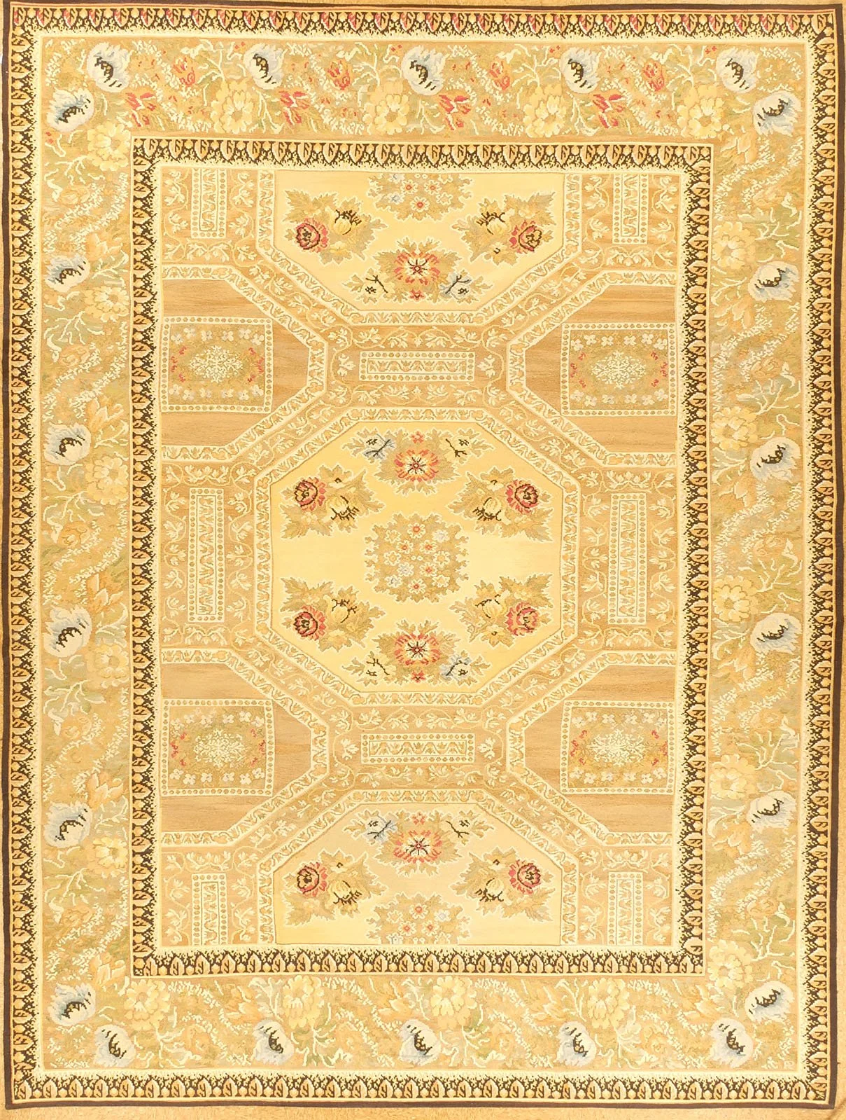 12.2 x 16 Abadjian Bessarabian Aubusson 914-C