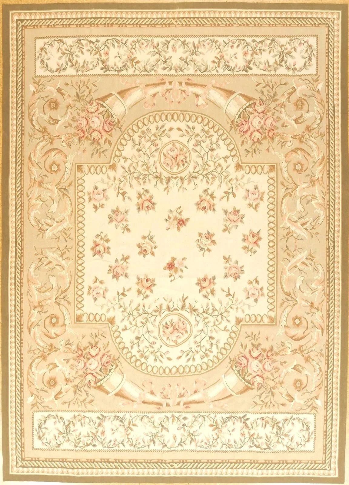 8.9 x 12.2 Aubusson Rug 9800