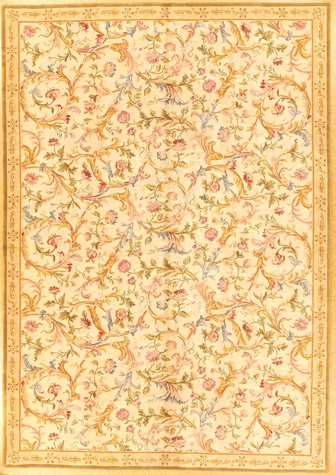 all over savonnerie rug