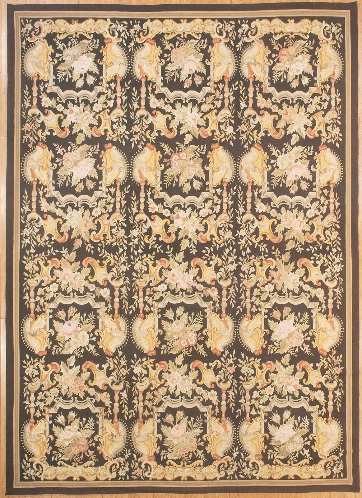 black-aubusson-rug