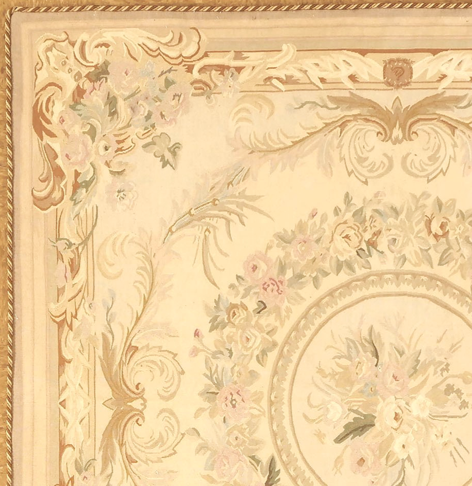 square aubusson rug