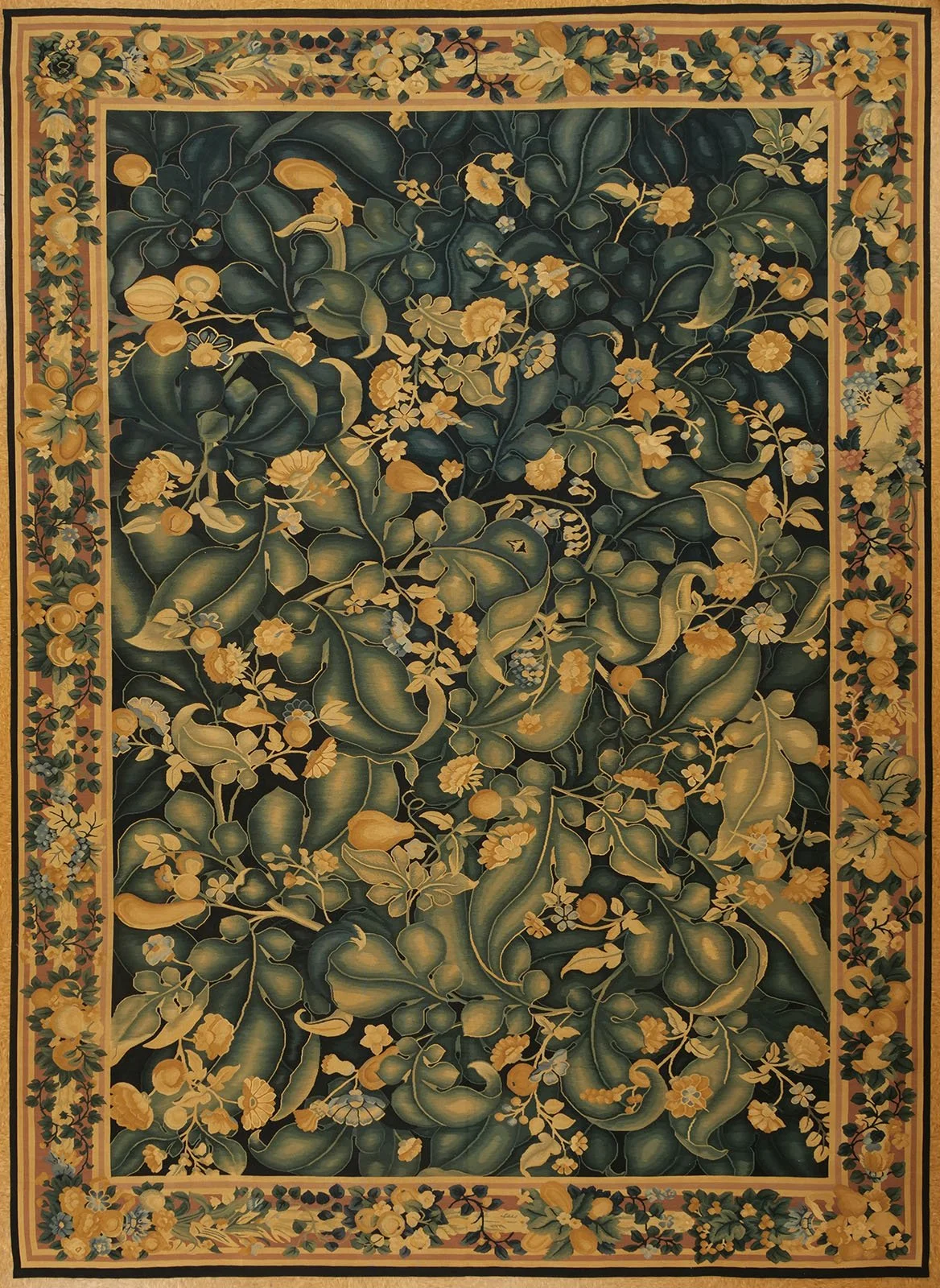 10 x 13.8 Aubusson Rug 226 # 101053