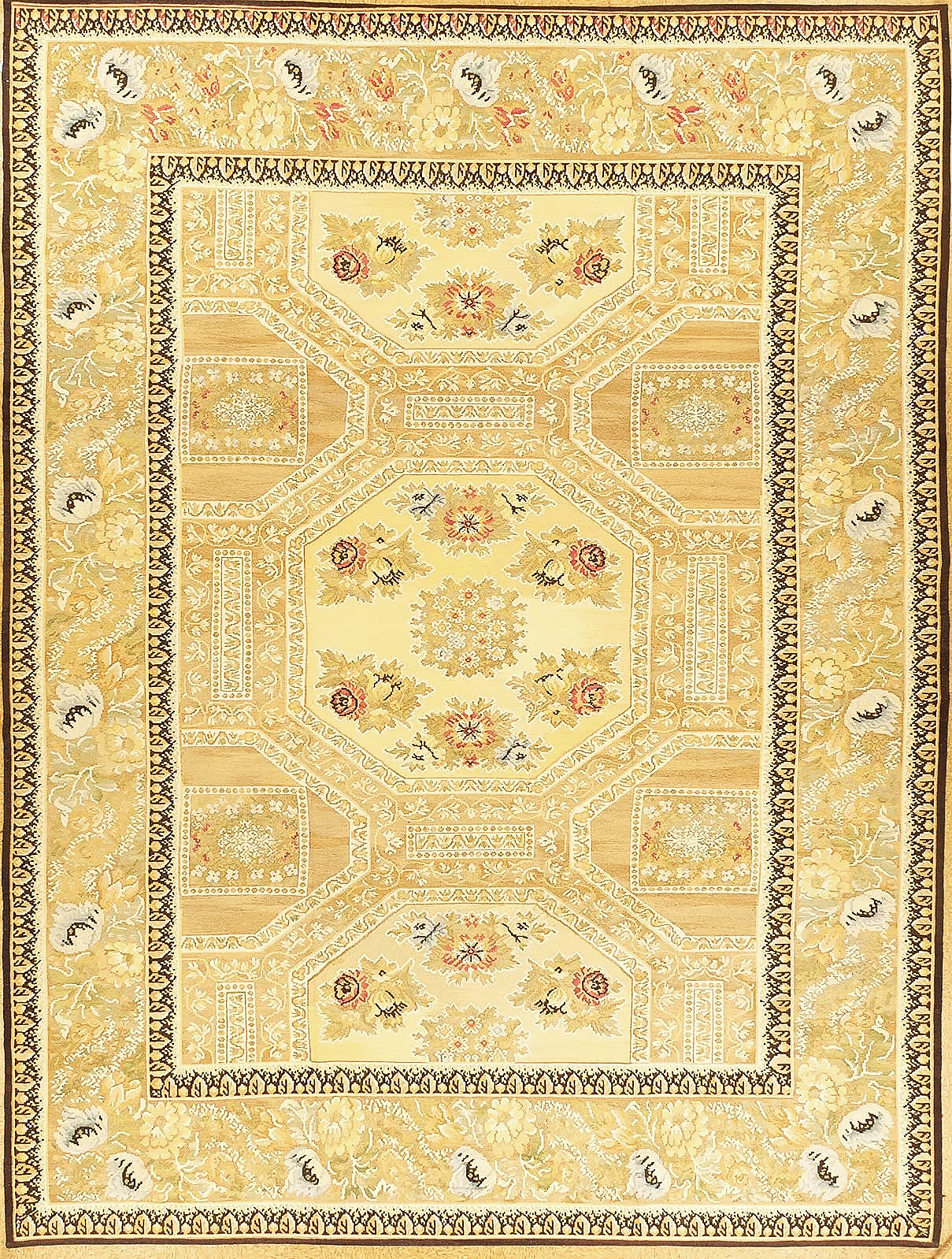 12.2 x 16 Abadjian Bessarabian Aubusson 914-C