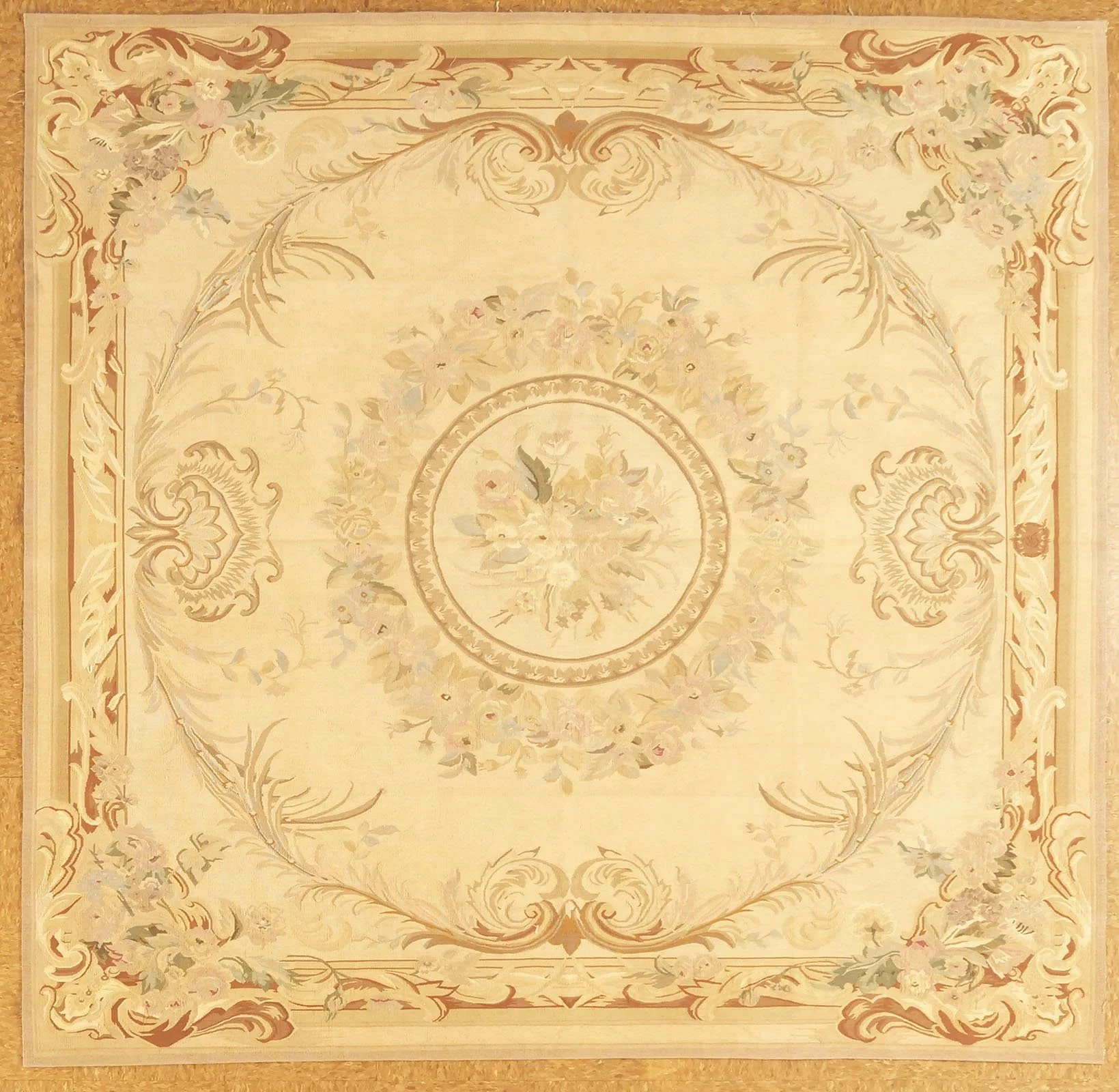7 x 7.3 Aubusson Rug 1156 # 99951