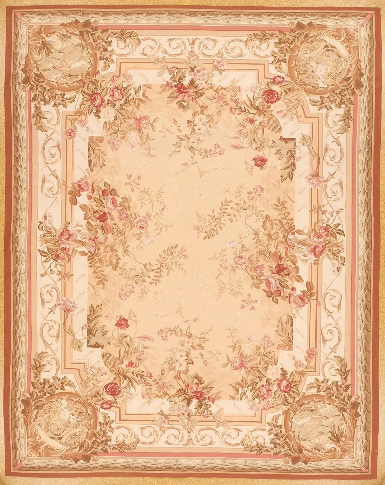 Pink- aubusson- rugs
