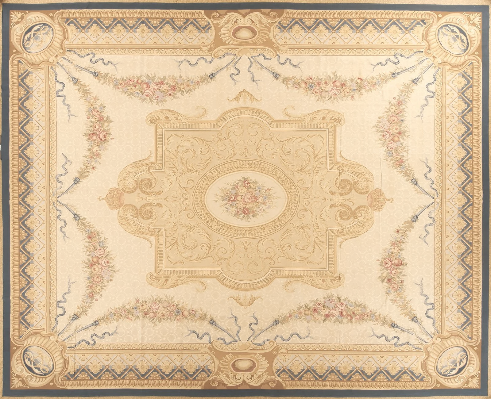 palace size handwoven aubusosn carpet