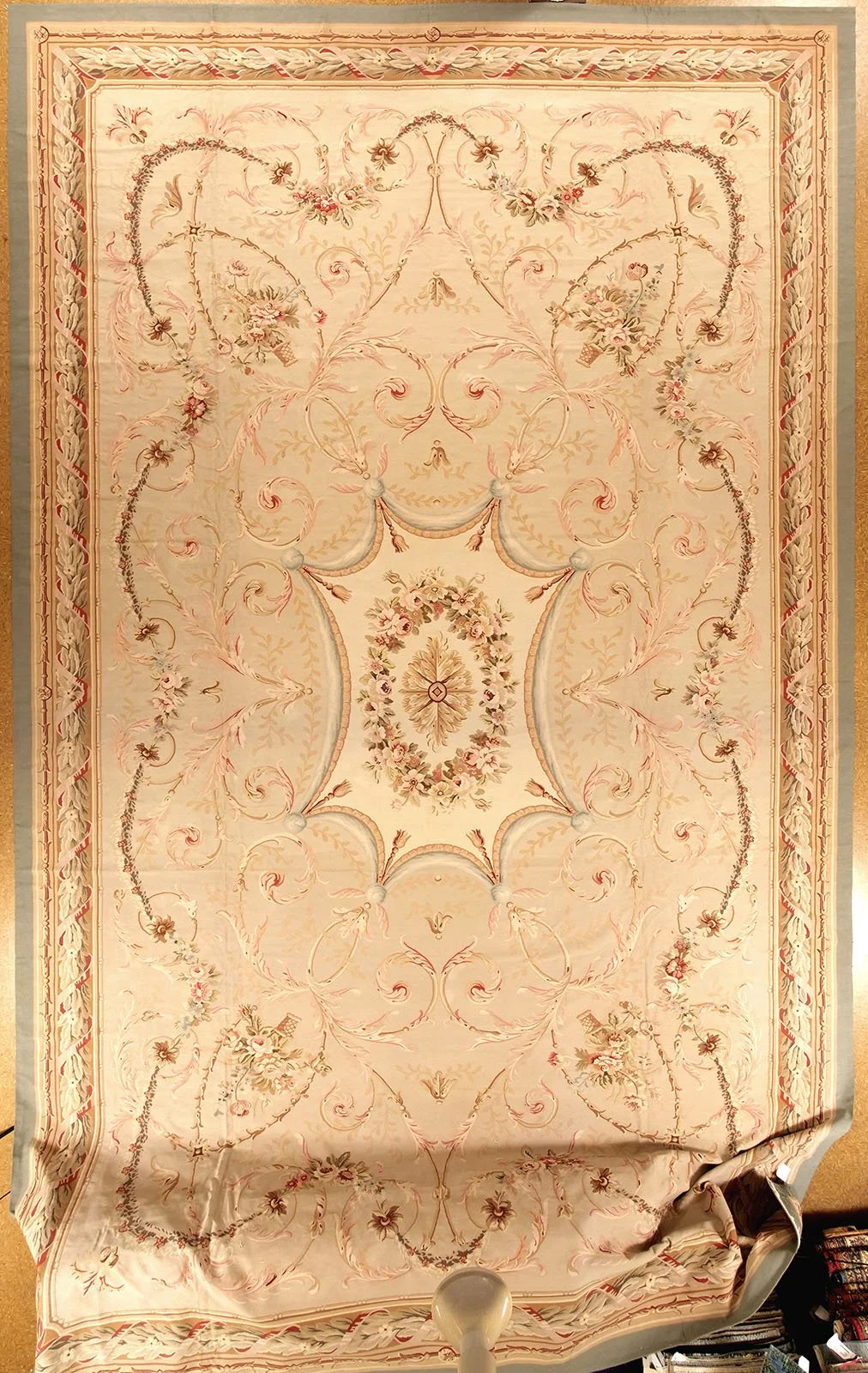 15.3 x 24.8 Aubusson Rug 9819 Meter 465 x 752
