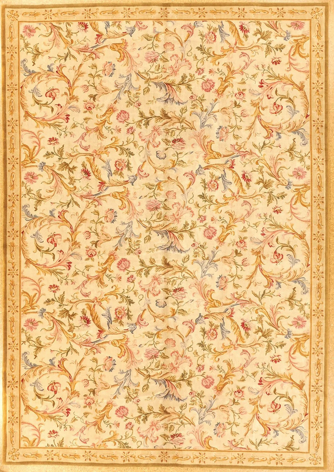 9.10 x 14.1 Savonnerie Rug 26Q S-606