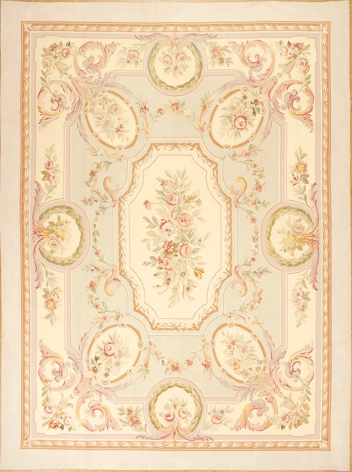 9.2 x 12.3 Aubusson Rug 46-D