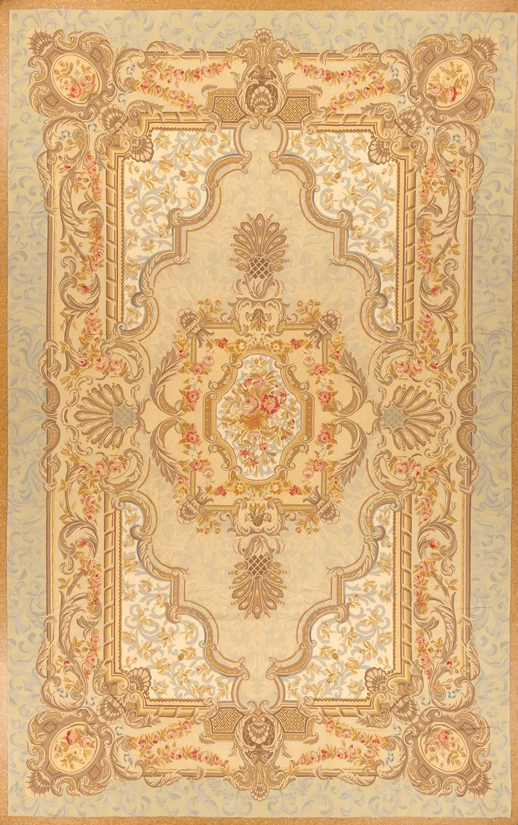 10.7 x 17 Aubusson Rug 5051