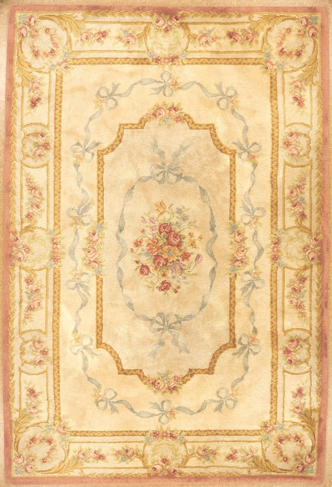 French antique Savonnerie carpet 6.10 x 10.1