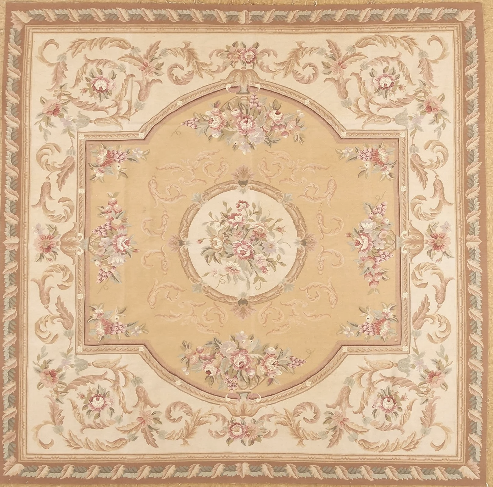 7.11 x 8.2 Aubusson Rug 1301