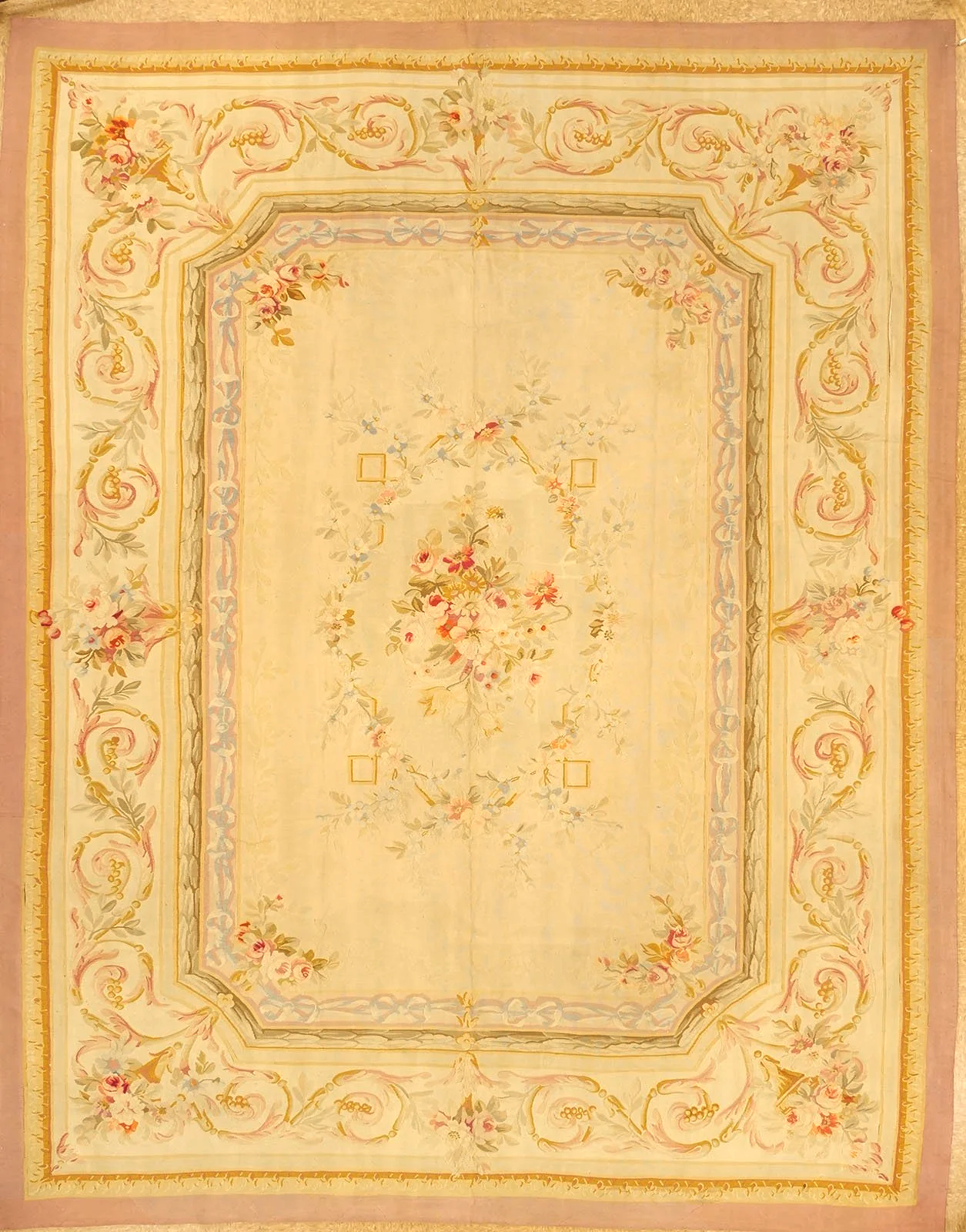 +Antique+Aubusson+rug
