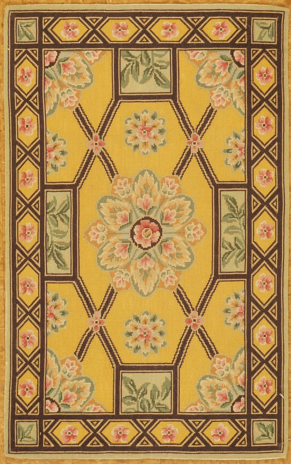 1.10 x 2.11 Fine Needlepoint Rug # 1203