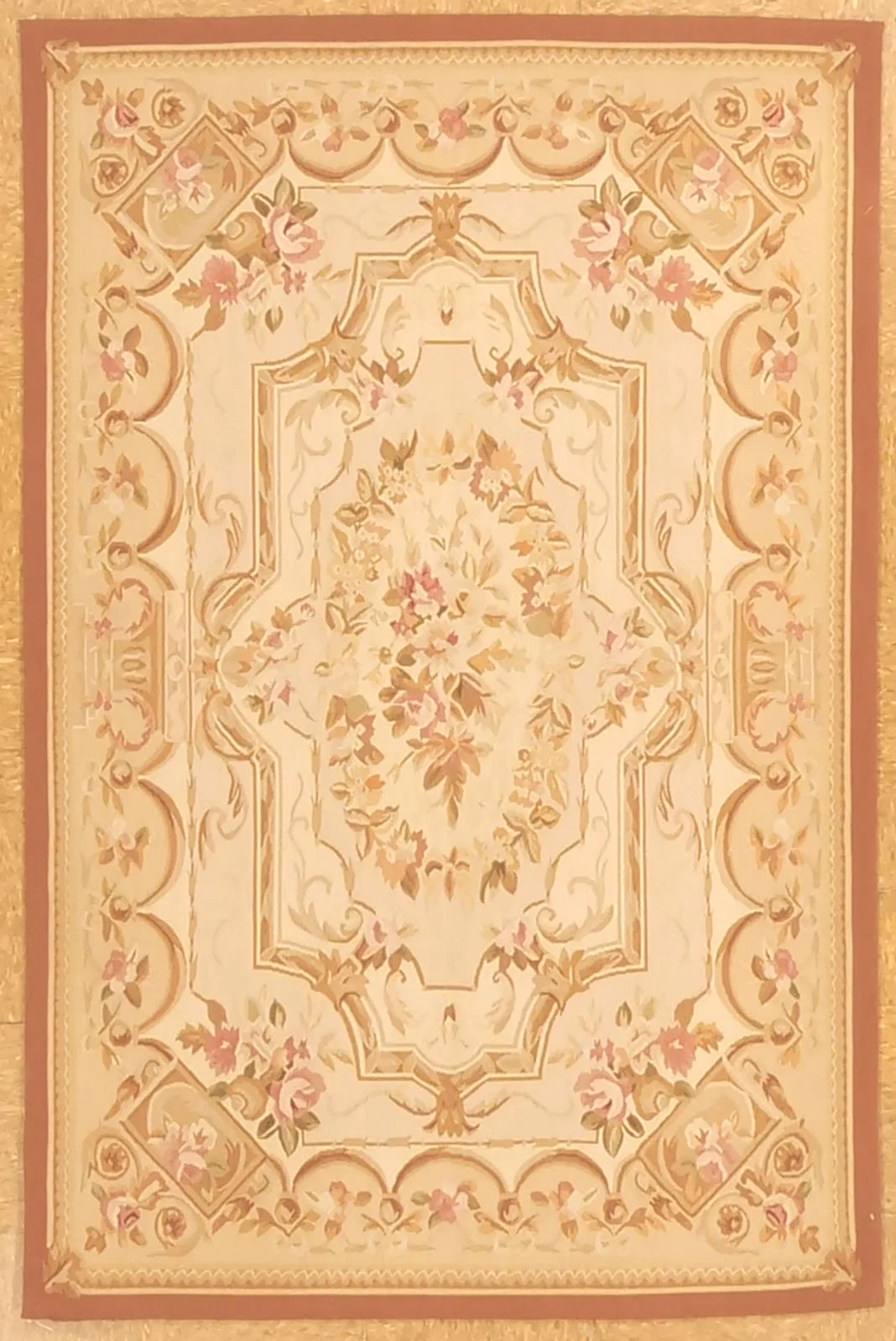 4.1 x 6.2 Aubusson Rug 1241