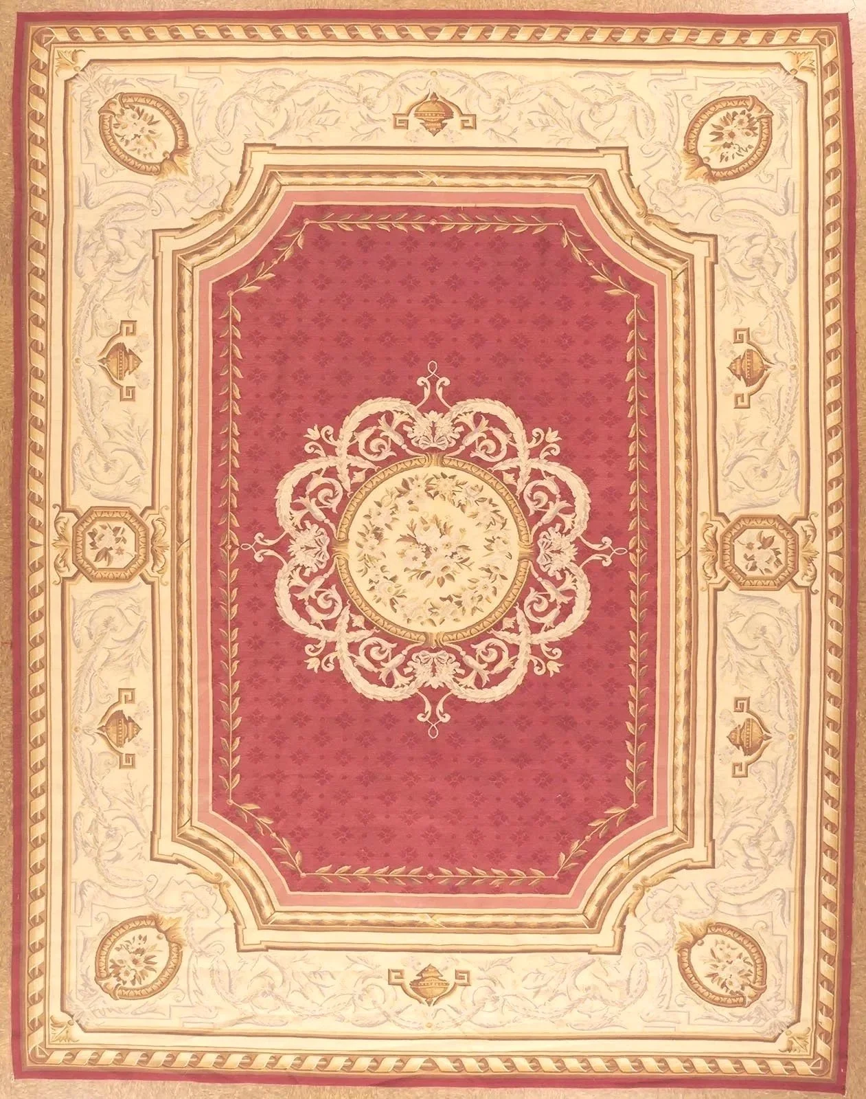 9.2 x 11.8 Aubusson Rug 5072A