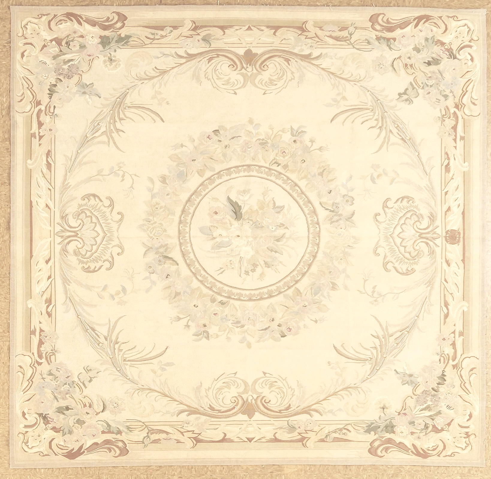 7 x 7.3 Aubusson Rug 1156 # 99951