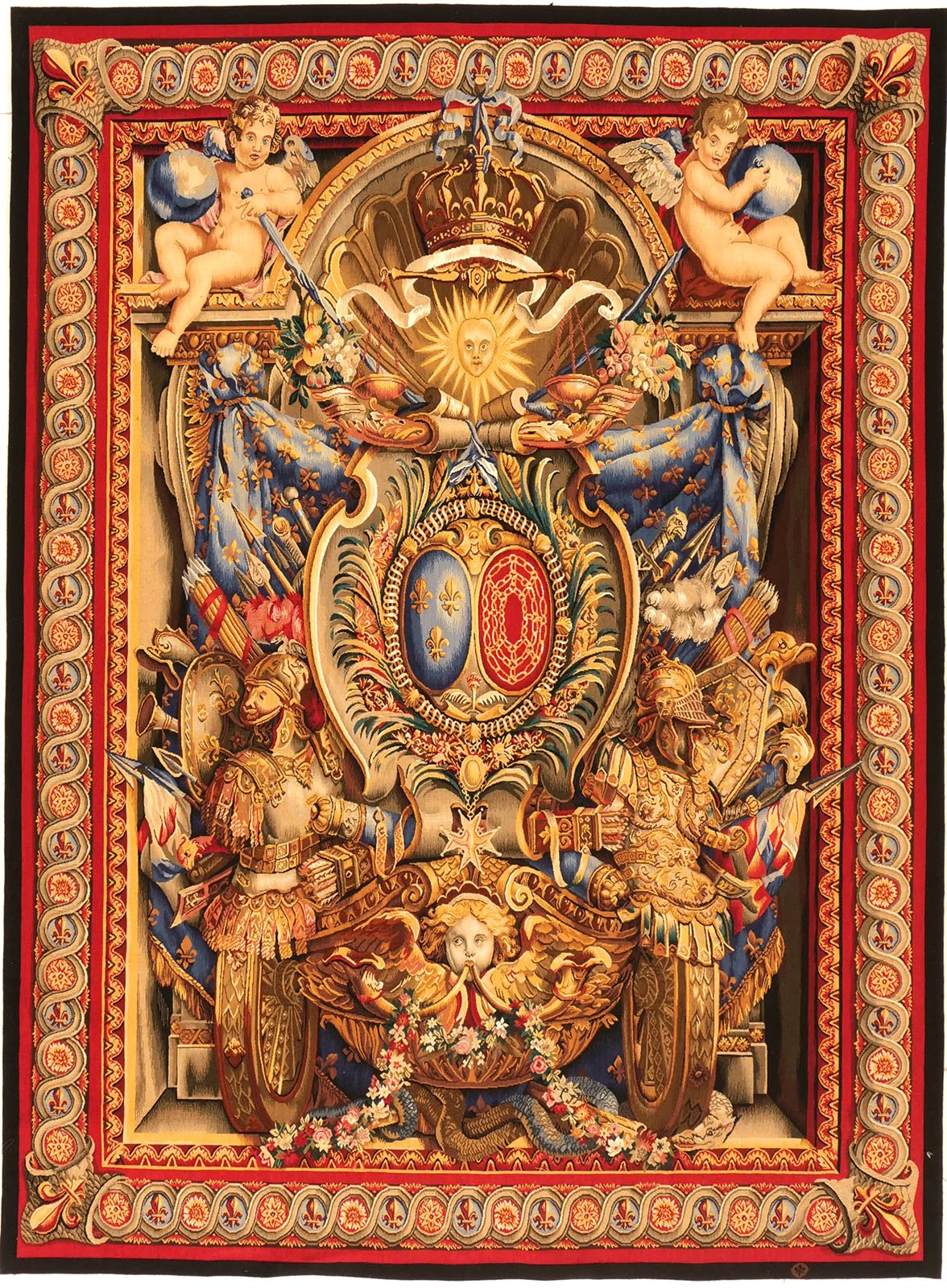 6.2 x 4.6 Tapestry Coat Of Arms 9961