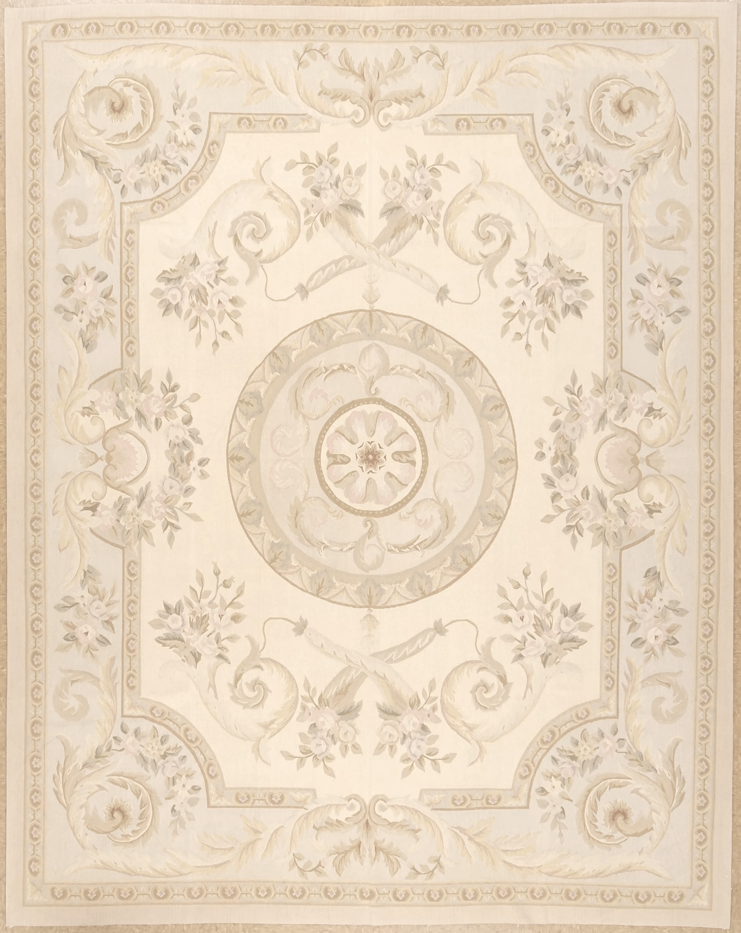 8.2 x 10.3 Aubusson Rug 1293