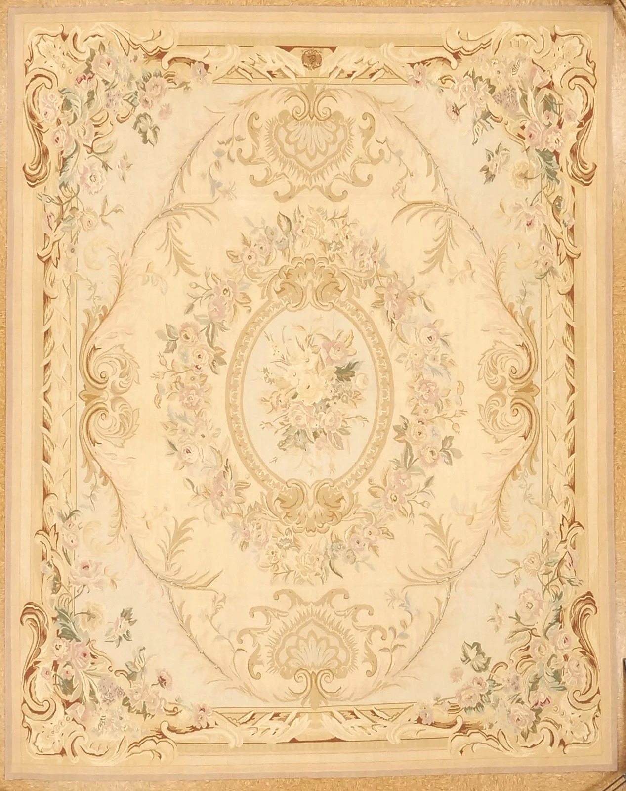7.10 x 10.2 Aubusson Rug 1156