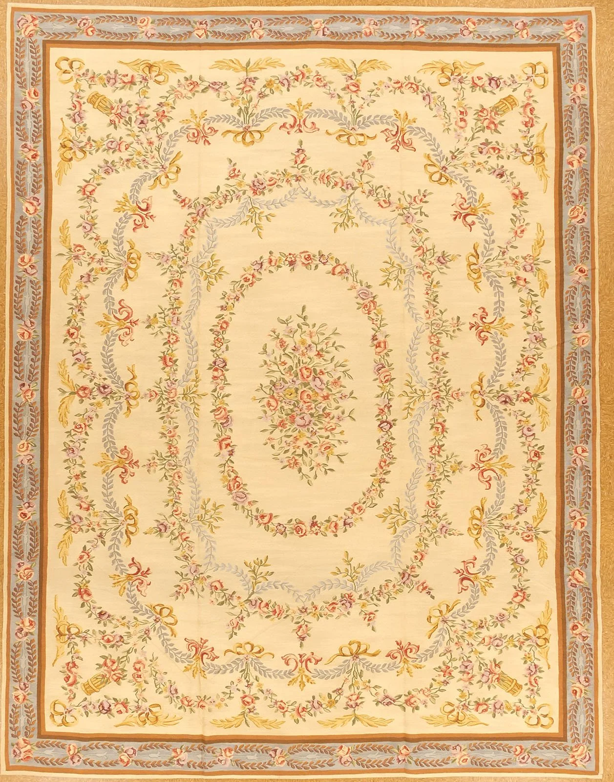 11.9 x 15.3 Abadjian Aubusson Carpet 917-A