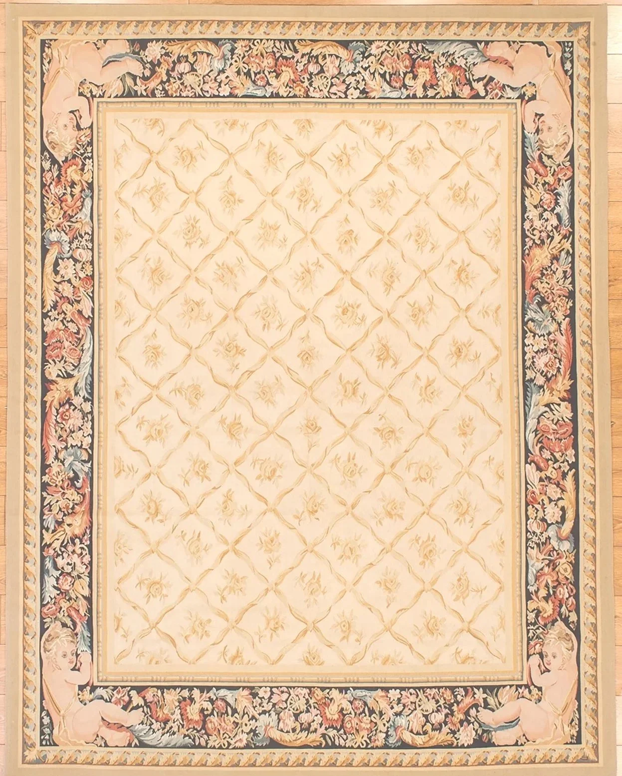 Aubusson-rug-with-cheribs