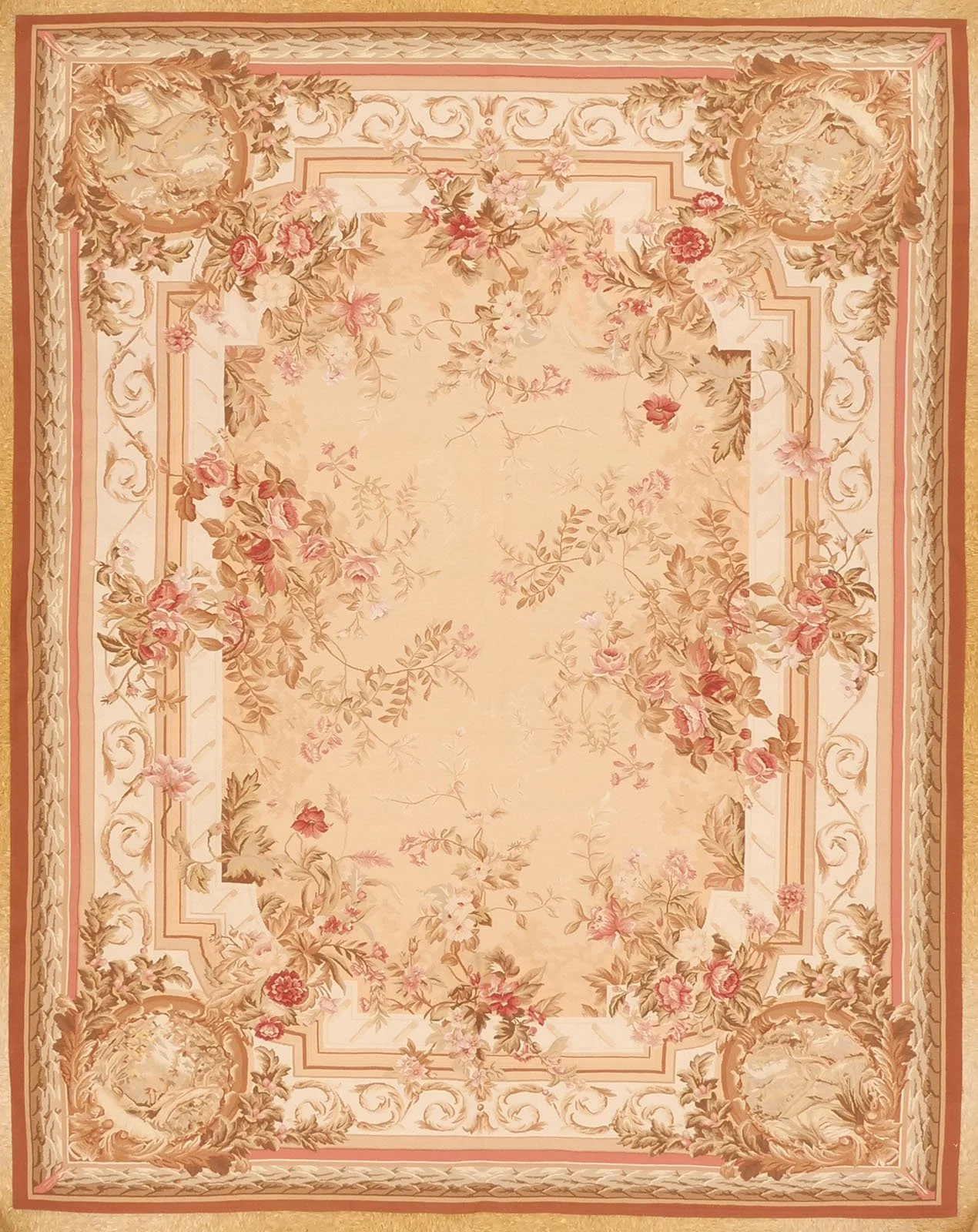 9.3 x 11.7 Aubusson Rug 5015