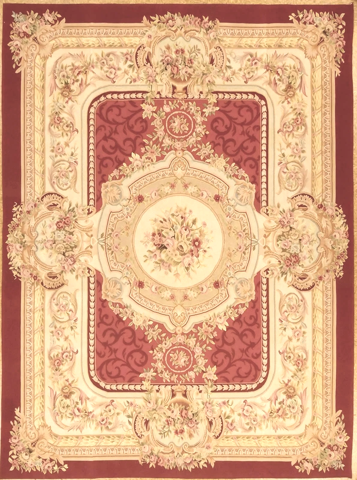 8.11 x 12.1 Aubusson Rug 139-R