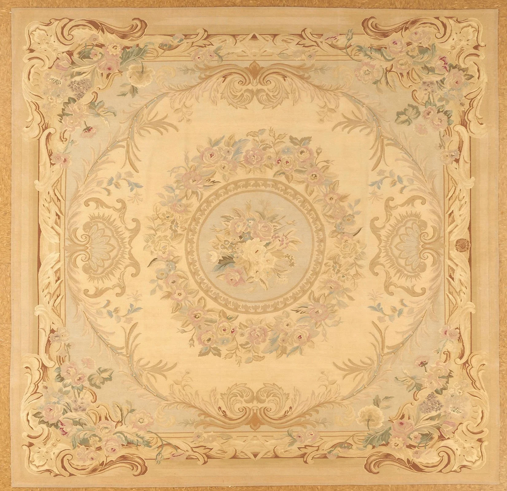 8 x 8.2 Aubusson Rug 1156