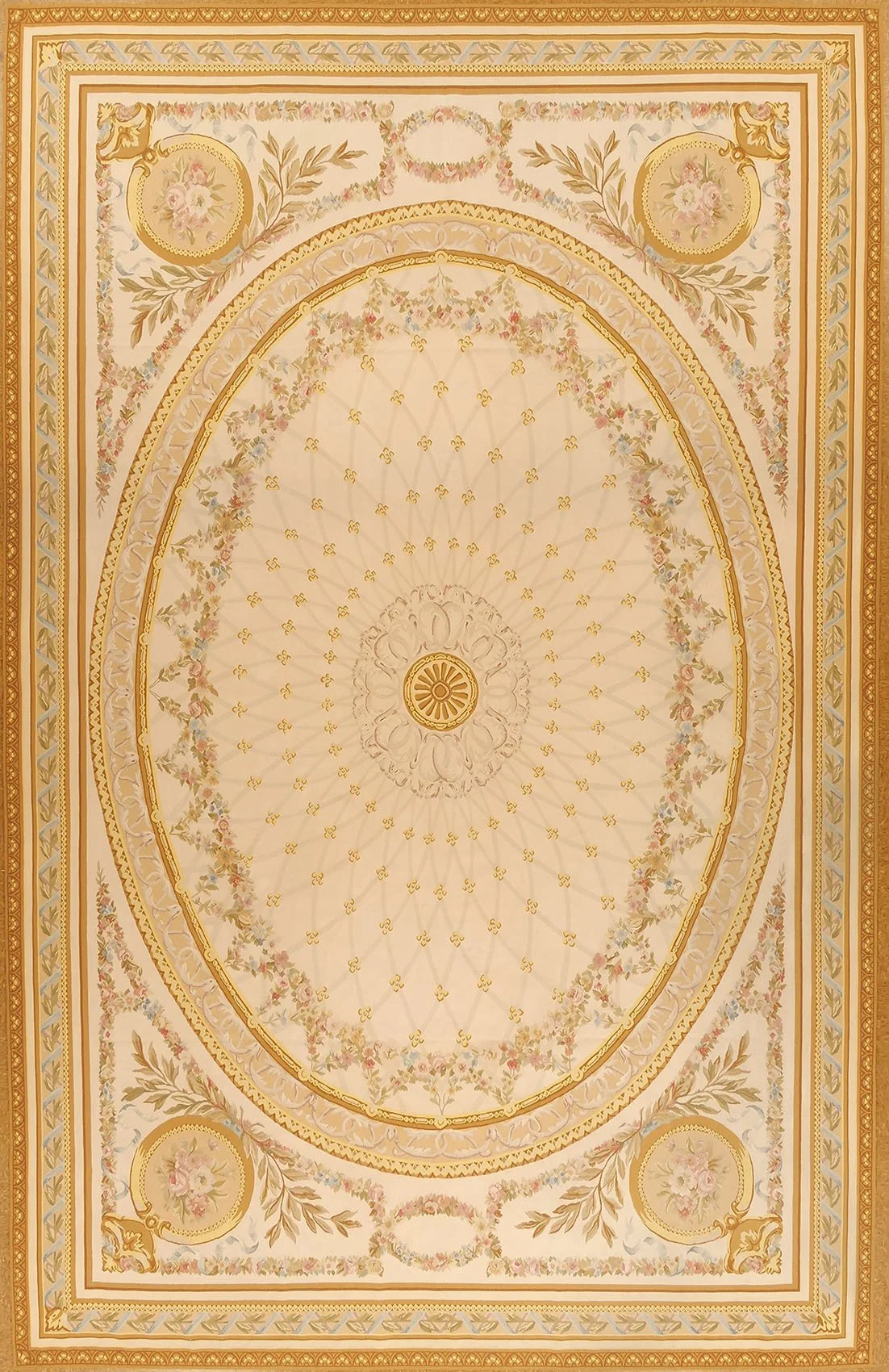 11.4 x 17.8 Aubusson Rug 154 Meter Size 345 x 538