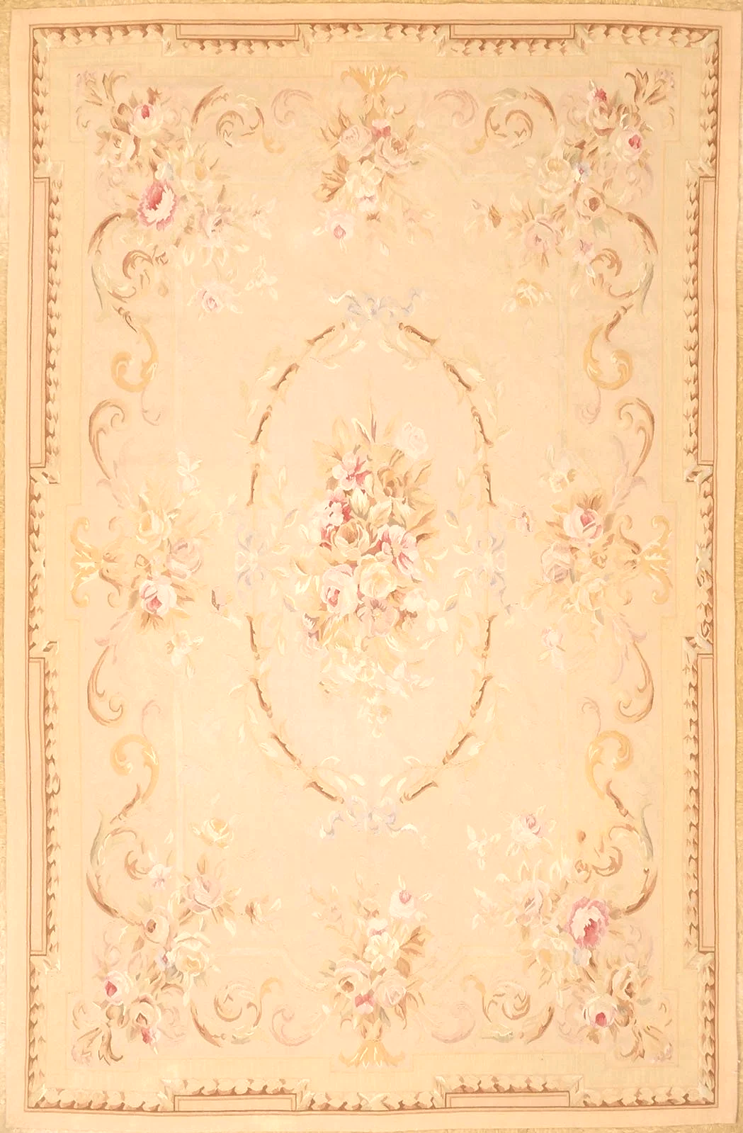 5.11 x 9.2 Aubusson Carpet 1332