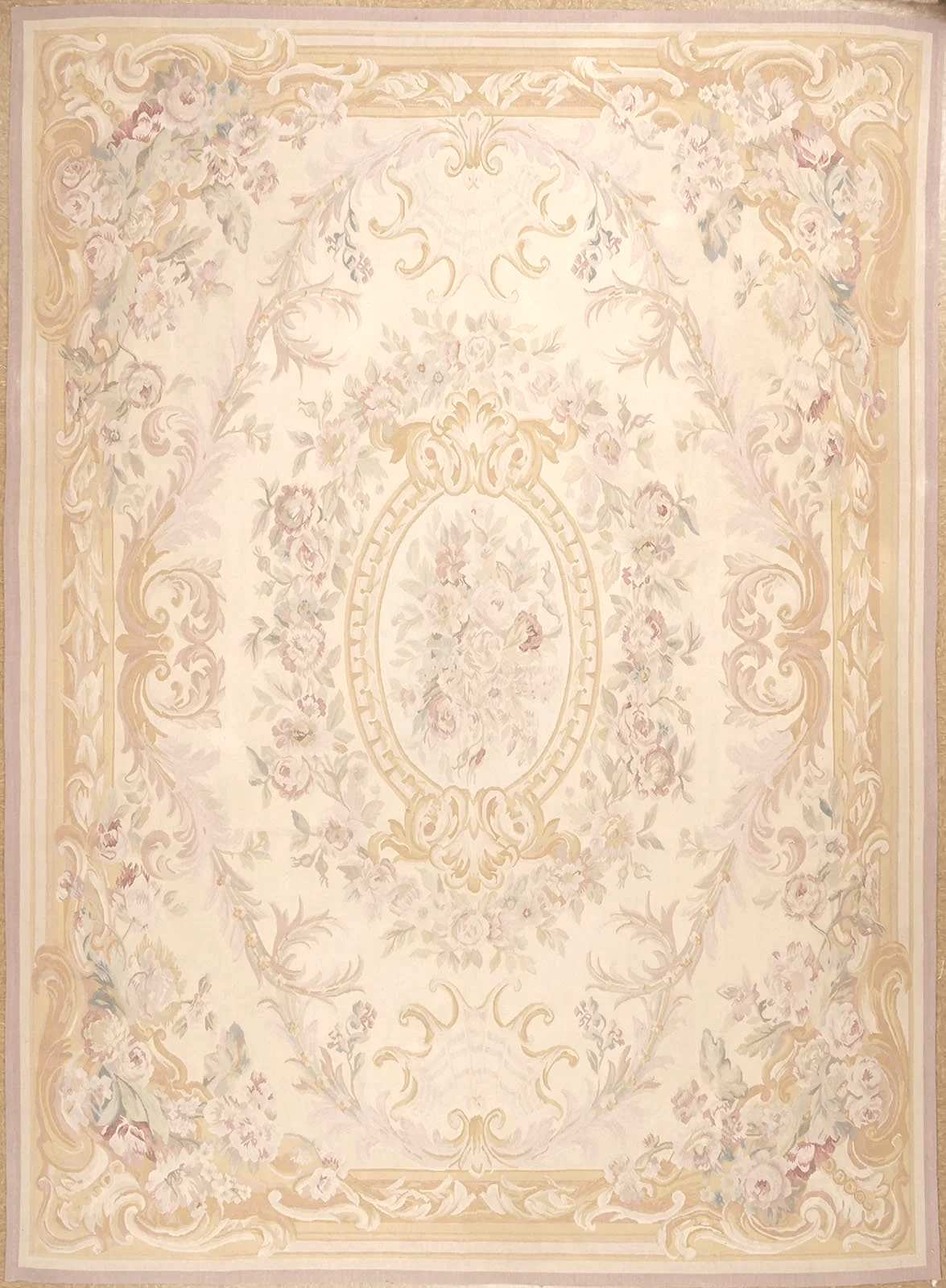 8.9 x 12 Aubusson Rug 1156-Rose