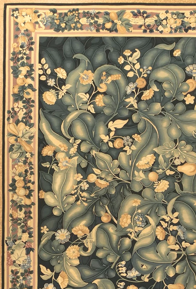 11.8 x 17.2 Aubusson Rug 226