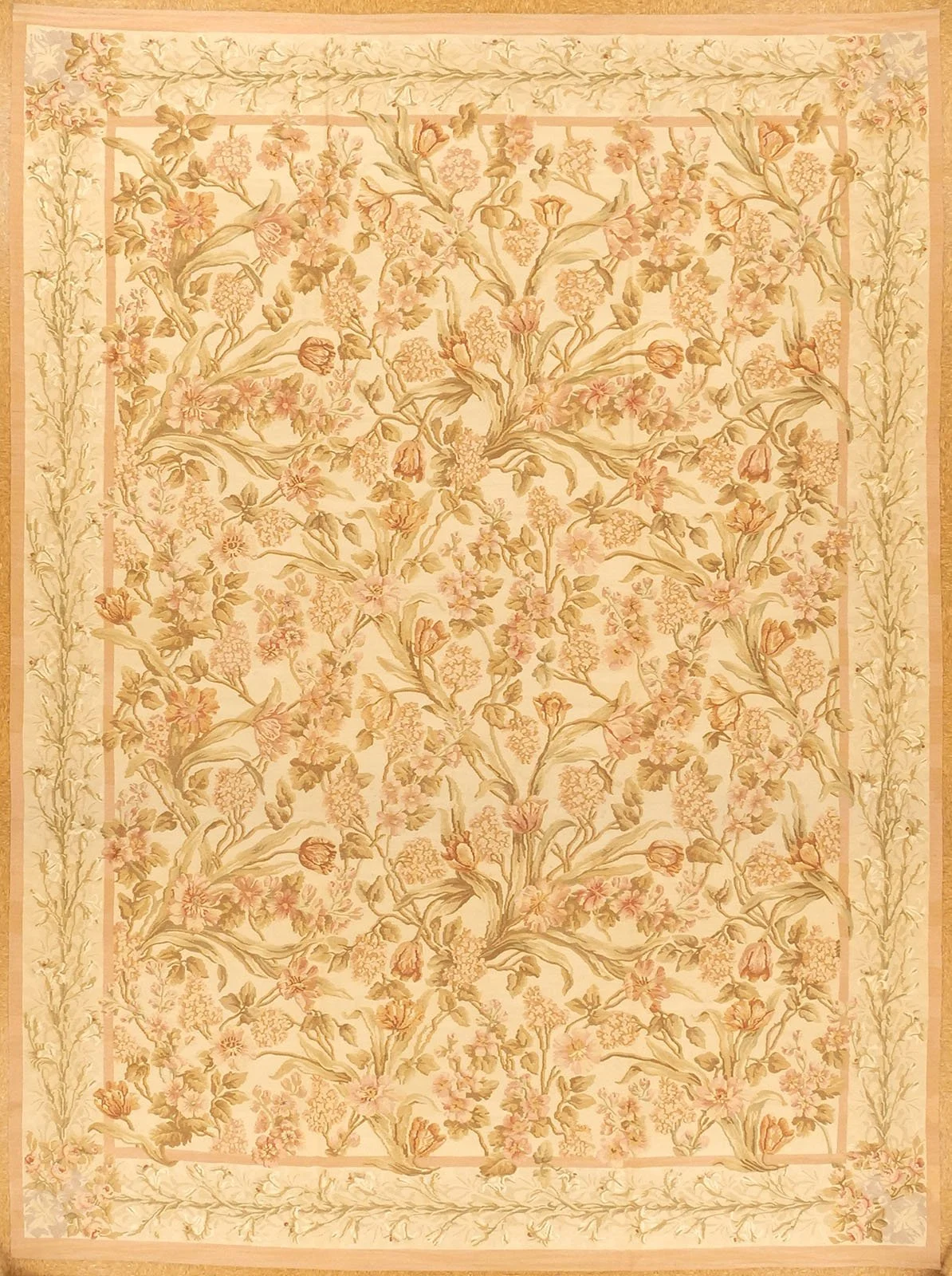 10.11 x 14.9 Abadjian Aubusson Rug 902-A