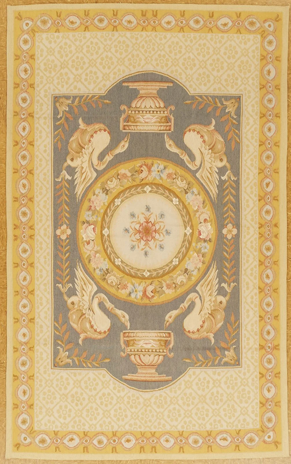 5 x 8.1 Aubusson Rug 9908