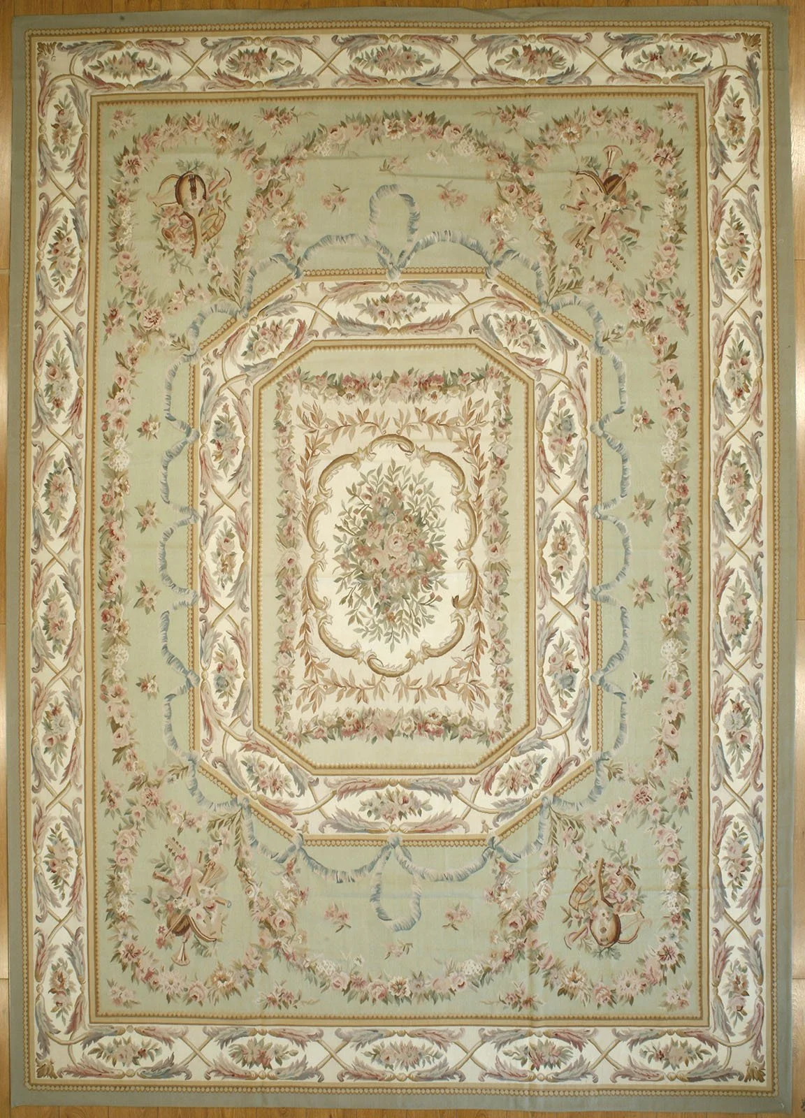 10 x 14.1 Aubusson Rug Style 173-G