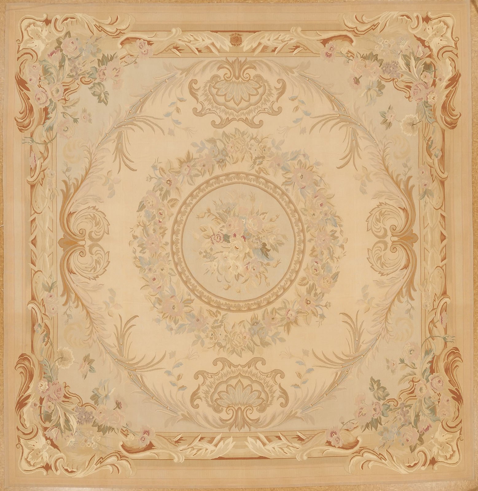 10 x 10.5 Aubusson Rug 1156