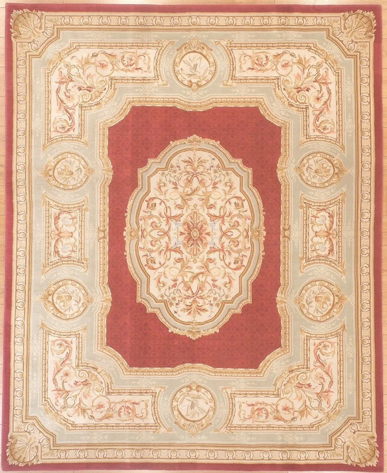 red-savonnerie-rugs