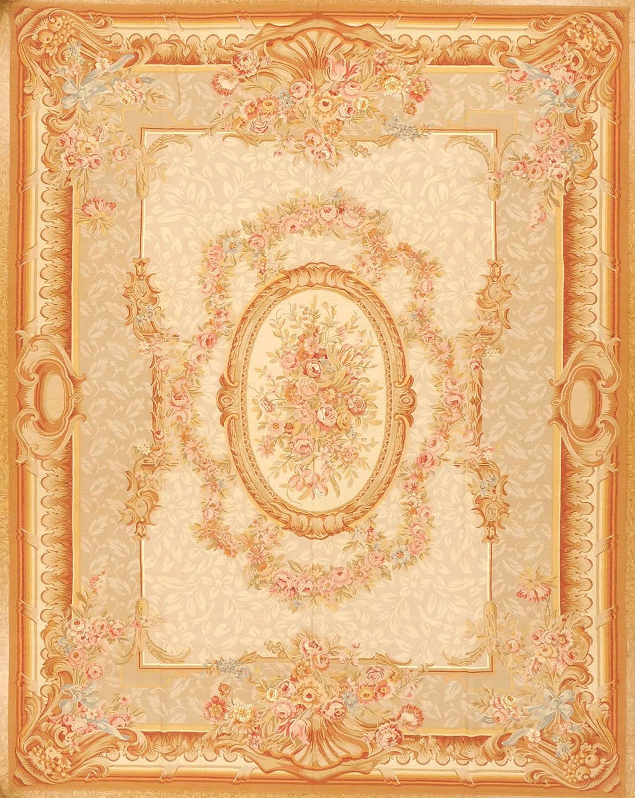 9.1 x 11.8 Aubusson Rug 5057-B