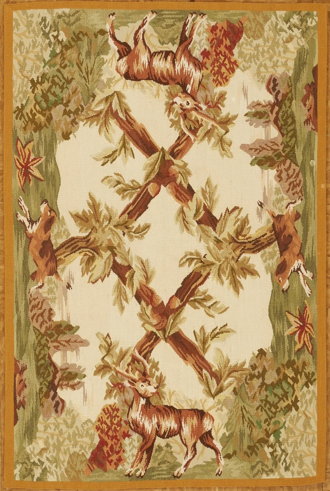 2 x 3 Aubusson Rug # 1194