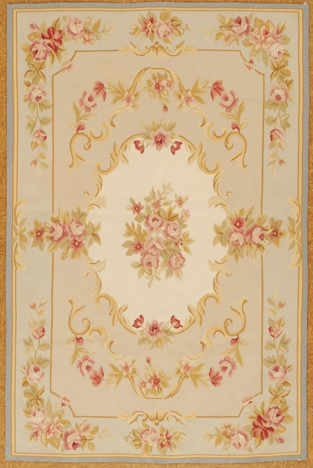 4 x 6.2 Aubusson Rug # 1182