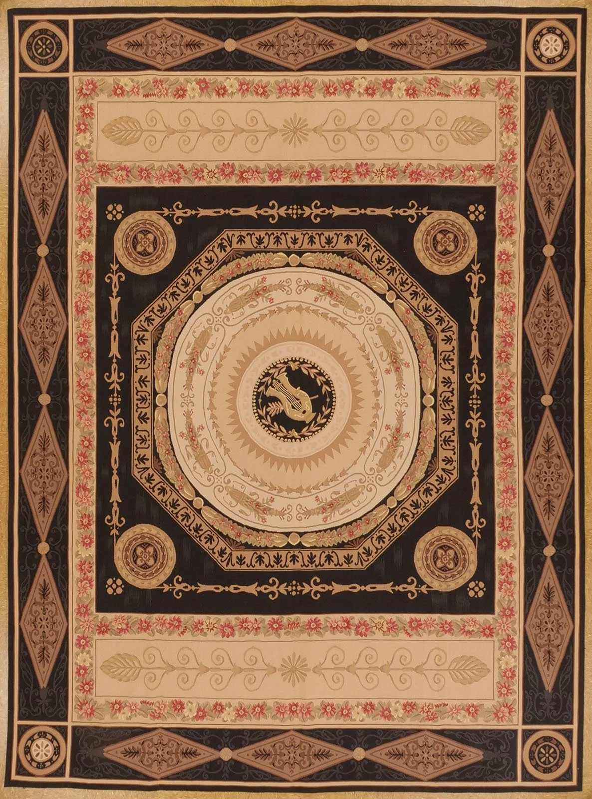 8.9 x 12 Aubusson Rug 5014