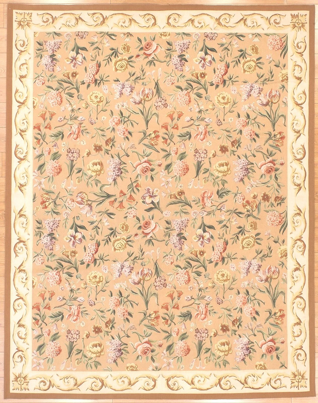 Aubusson+rug-scattered-flowers