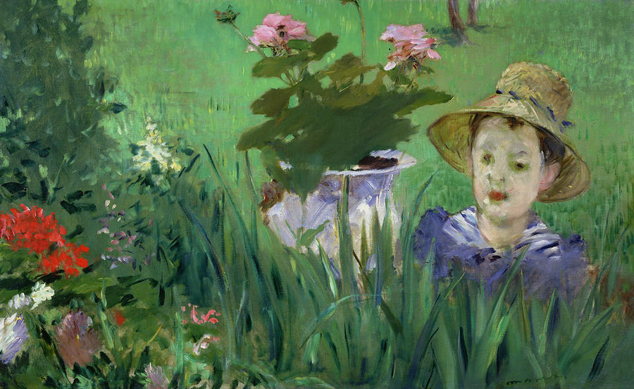 Edouard Manet (1832-83), Child in the Flowers (1876), oil on canvas. 