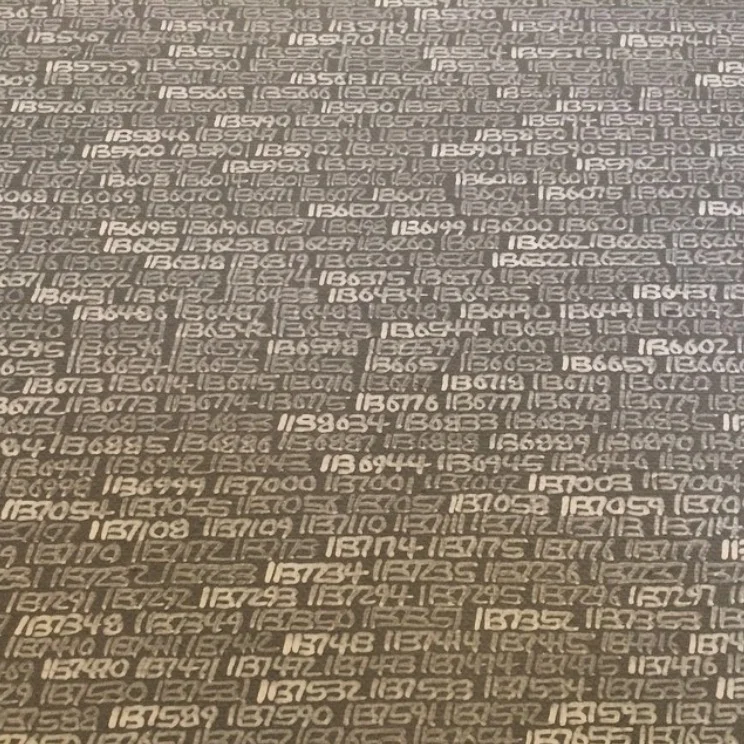 Roman Opalka, Detail of "OPALKA 1965/1 - ∞", acrylic on canvas, 77 3/16 x 53 1/8 in (196 x 135 cm)