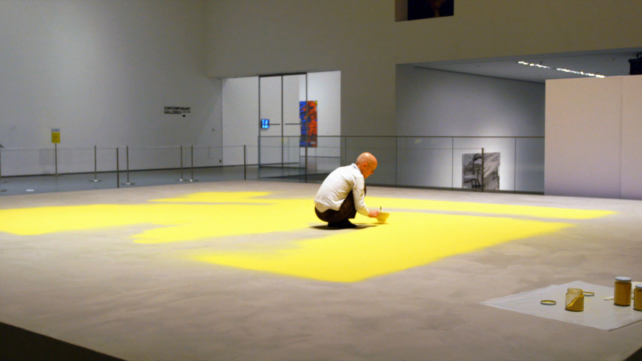 Wolfgang Laib, Pollen from Hazelnut, 2013, MoMA