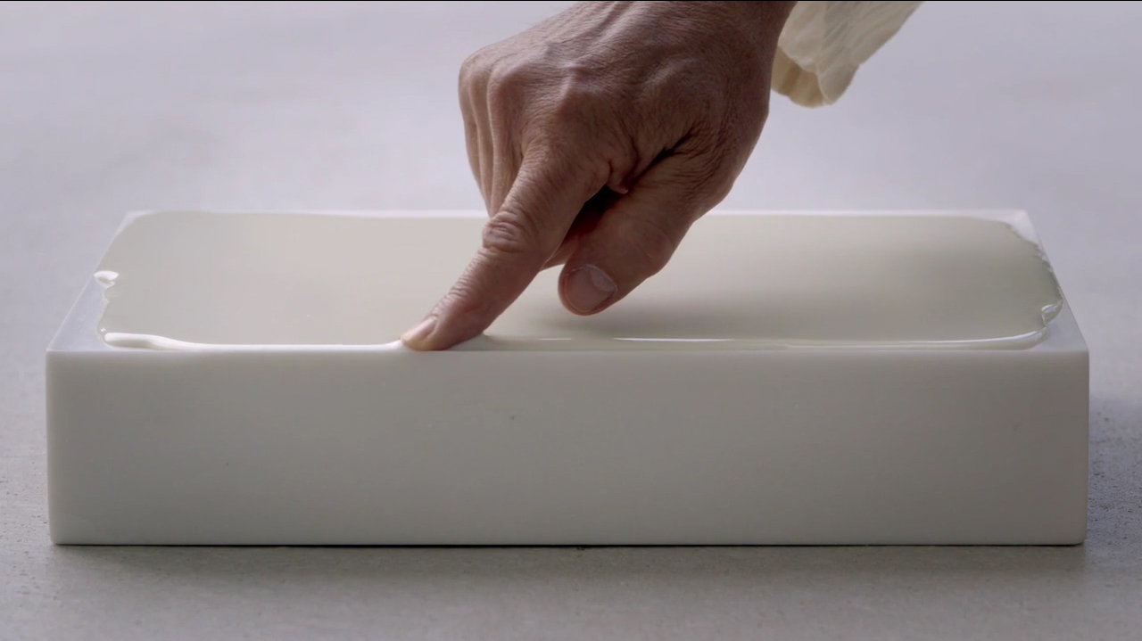 Wolfgang Laib, Milkstone, 2013, MoMA